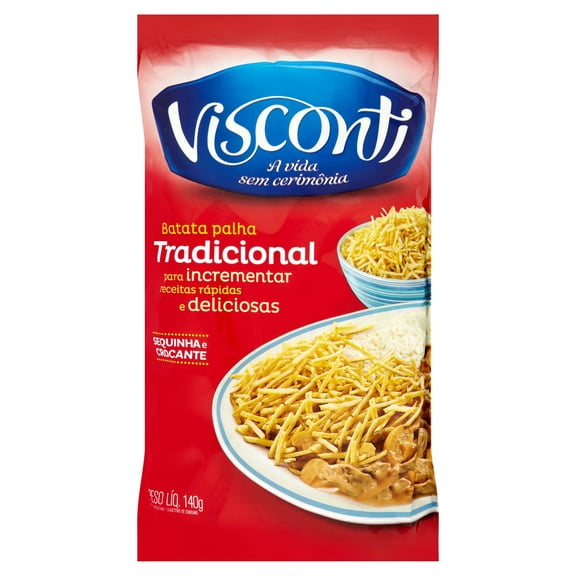 Visconti Batata Palha Potato Sticks 140G, Imported from Britain