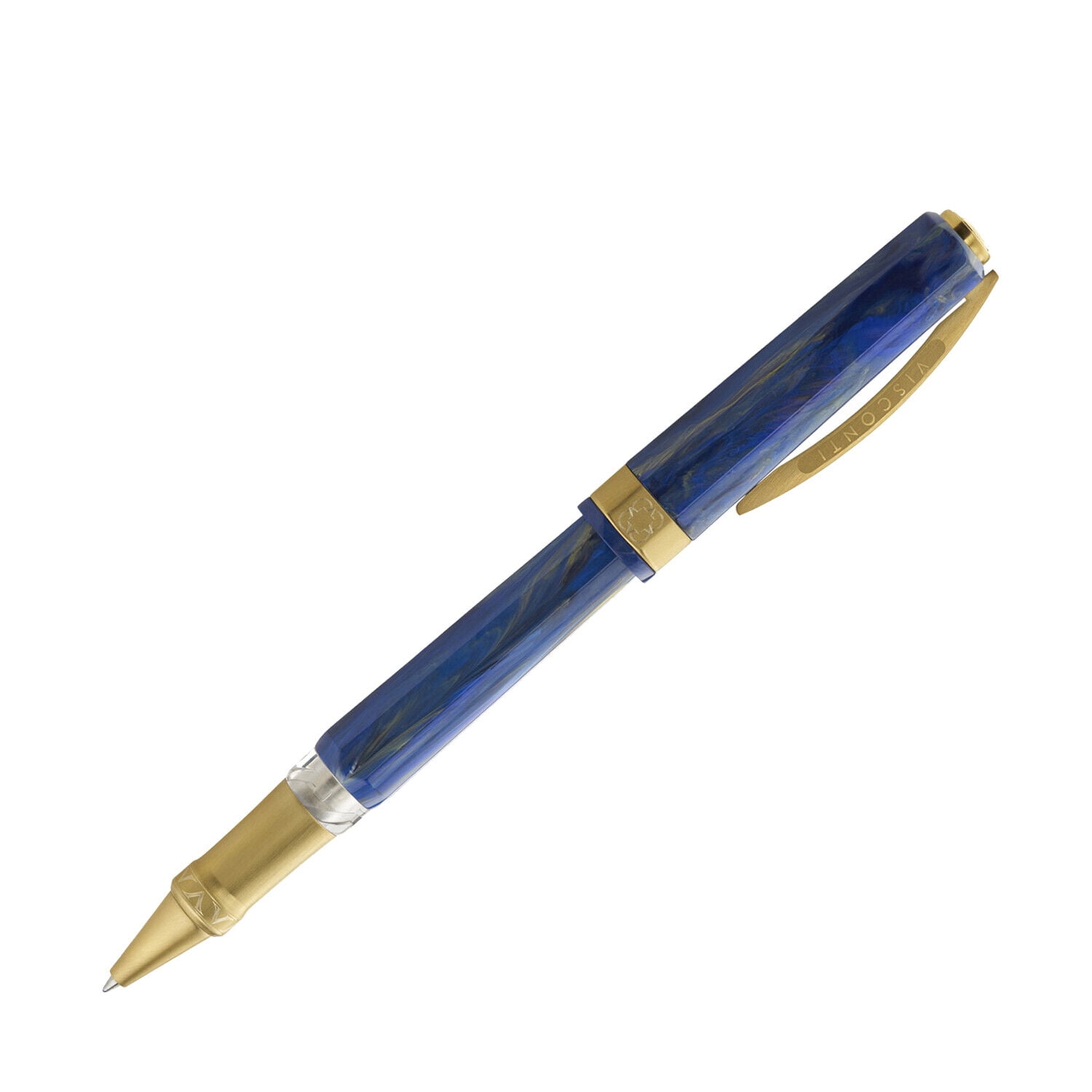 Visconti Opera Gold Rollerball Resin Blue Pen