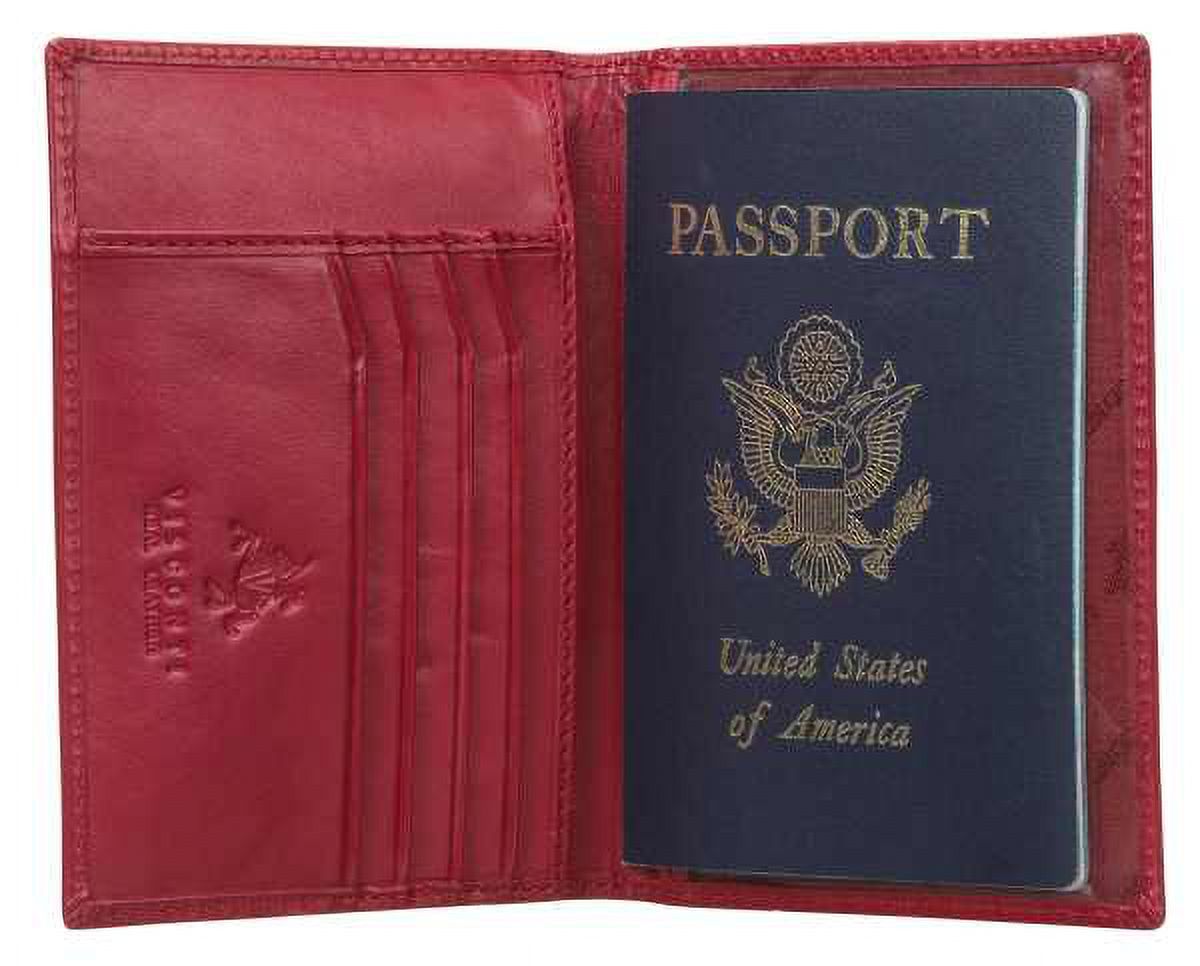 Visconti Soft Leather Secure RFID Blocking Passport Cover Wallet