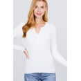 thumbnail image 1 of Viscose Henley Sweater, 1 of 5