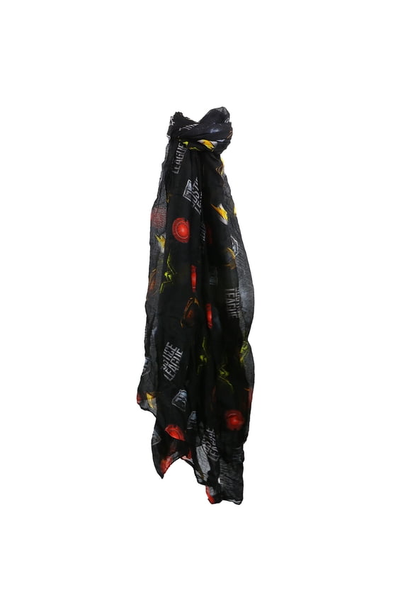 Viscose Scarf - Justice League - All Over Print New sf5hutjlm