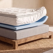 Viscosoft Rescue - Hybrid Lux Dual Layer Mattress Topper - Short Queen Size   3 Inch - CertiPUR-US Certified Gel Memory Foam
