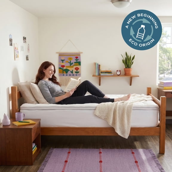 Viscosoft Hybrid Lux Dual Layer Mattress Topper - Twin XL Size – 3 Inch - CertiPUR-US Certified Gel Memory Foam