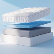Viscosoft Refresh - Reflex Cooling Gel Memory Foam Mattress Topper, King 4-inch
