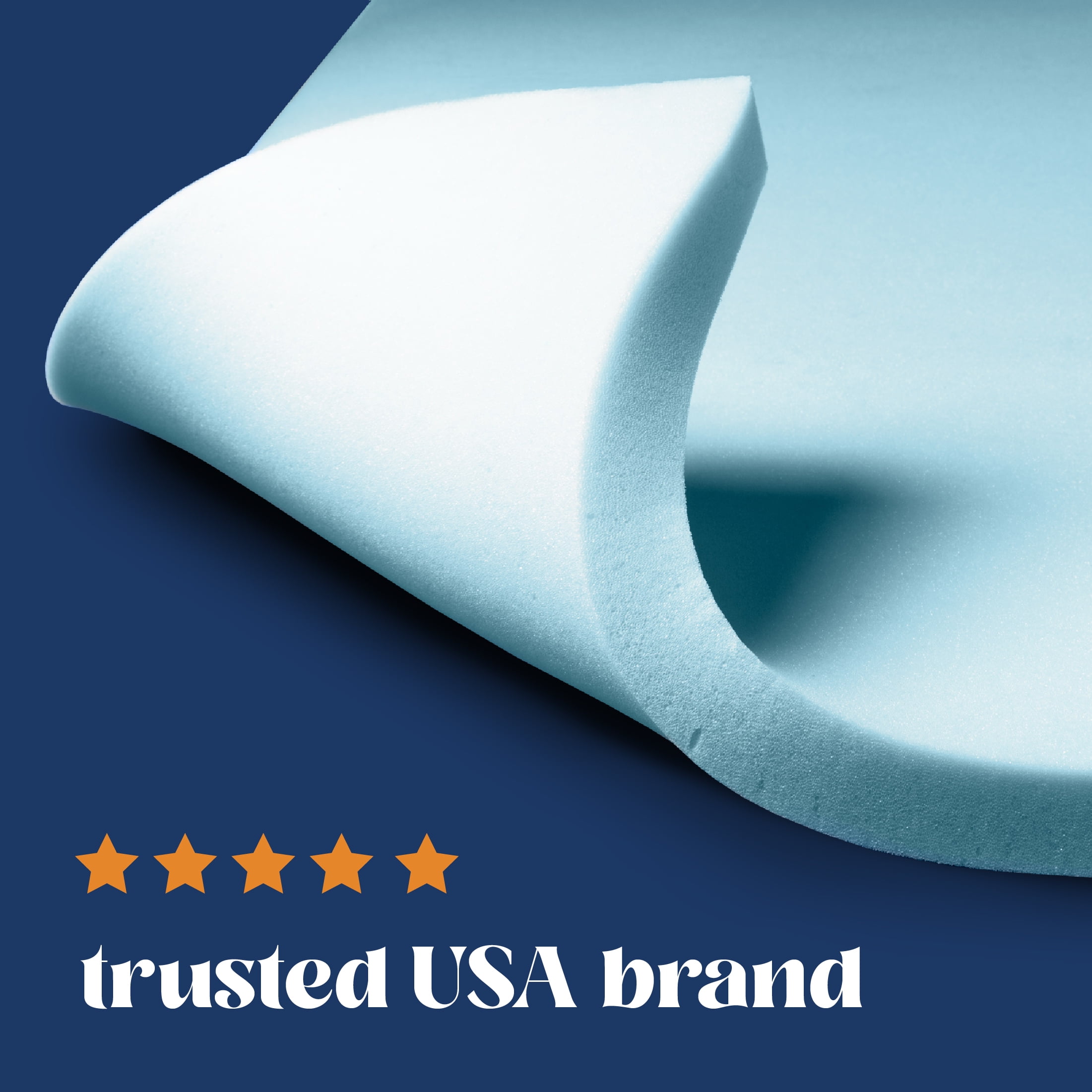 Viscosoft 3Inch King Size Gel Memory Foam Mattress Topper with Cooling