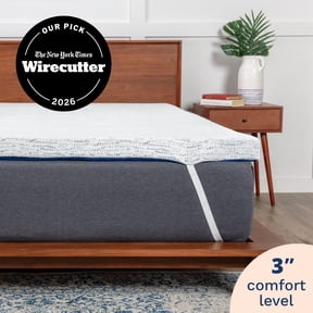 Viscosoft Select High Density Mattress Topper - King Size - 3 Inch - High Density, Breathable Memory Foam