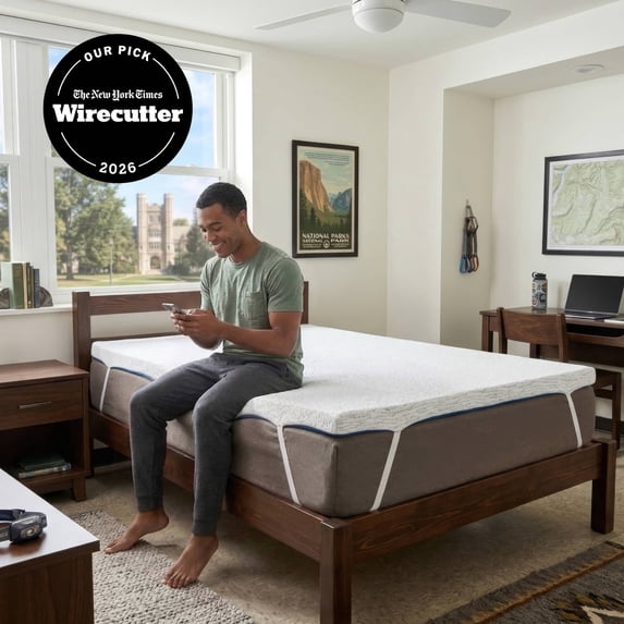 Viscosoft Select High Density Mattress Topper - Twin XL Size - 4 Inch - High Density, Breathable Memory Foam