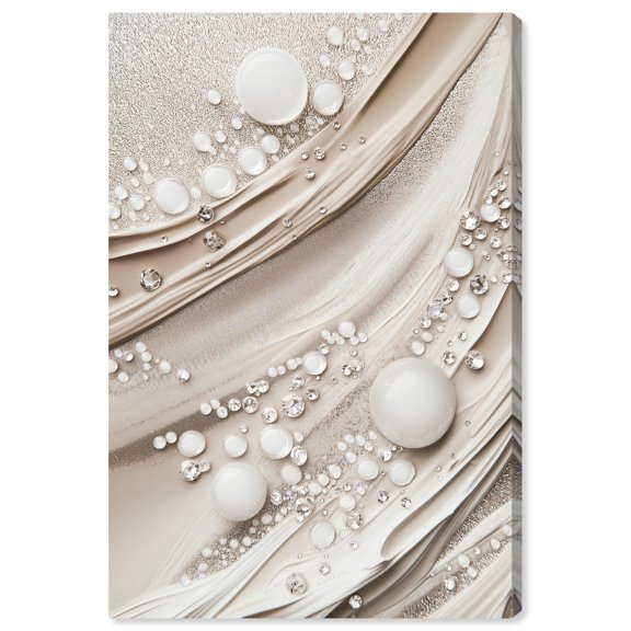 Viscous Veils IV Canvas Elegant Abstracts by Art Remedy, Gallery Wrapped, 30 x 45