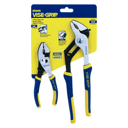 Vise Grip 2PC PROPLIERS SET 6IN SLIP & 10IN GROOVE JOINT