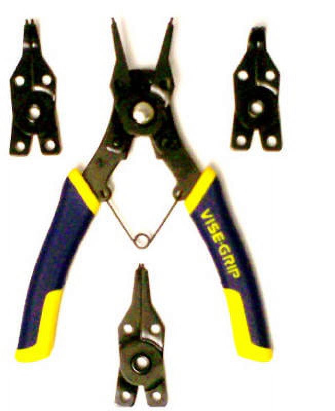 ViseGrip 4 Piece Convertible Snap Ring Pliers 1 Pair Replaces 2 Fo, Each