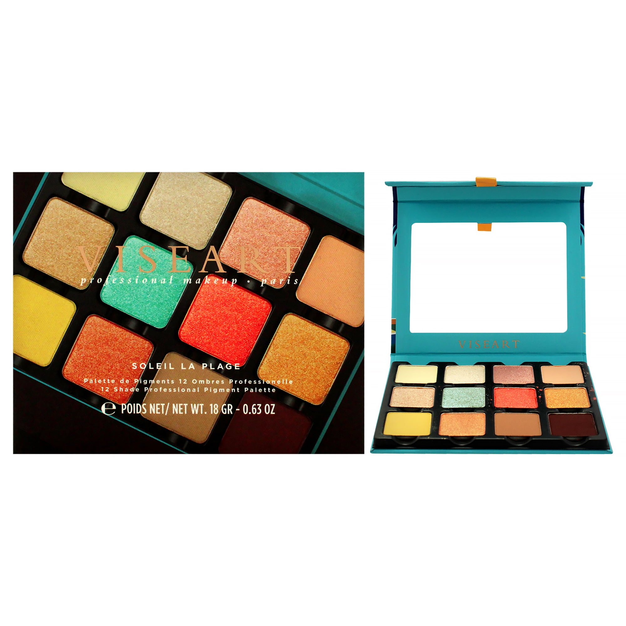 Viseart Paris Eyeshadow Palette - Soleil La Plage , 0.63 oz Eye Shadow