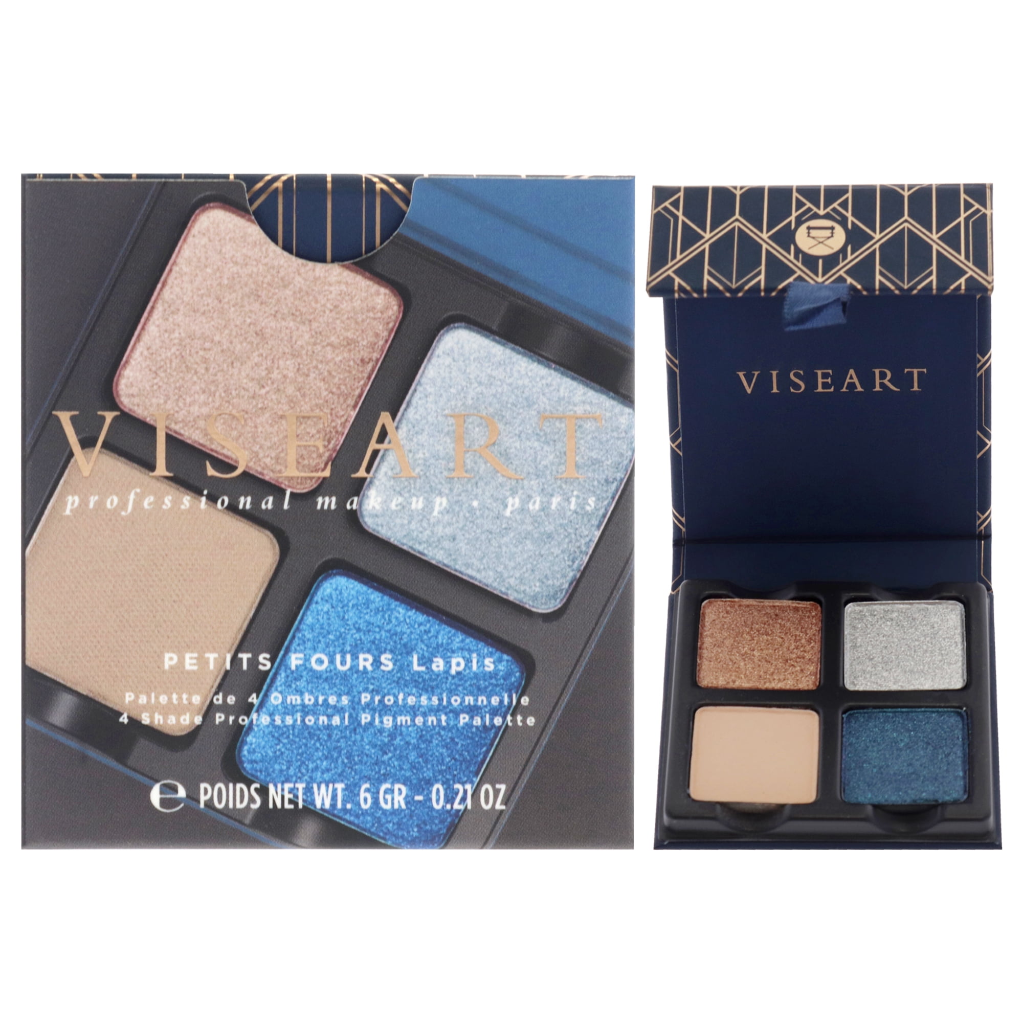 Viseart Paris Petits Fours Eyeshadow Palette - Lapis , 0.21 oz Eye Shadow