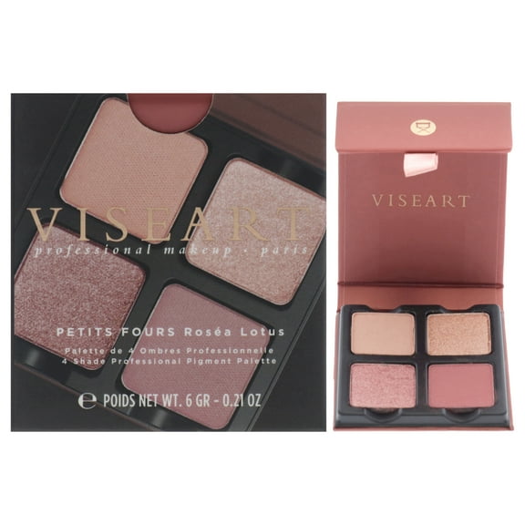Viseart Paris Petits Fours Eyeshadow Palette - Rosea Lotus , 0.21 oz Eye Shadow