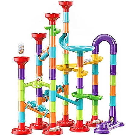 Visen Building Blocks Marble Run Set, Multi-Color