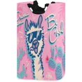 Visesunny No Drama Llama Be Cool Animal Large Laundry Basket With