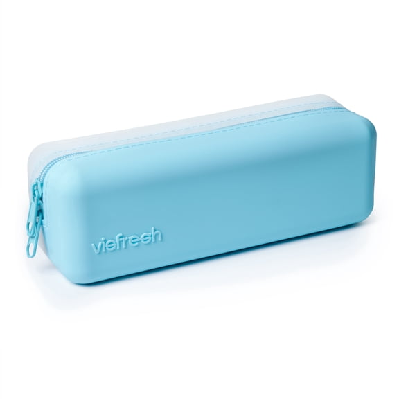 Visfresh Travel Friendly Disposable Daily Contact Lens Case Organizer, Water-Resistant Silicone Case with Clearly Labeled R & L, Storage up to 30 lenses