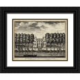 thumbnail image 1 of Visher, Nicolaus 14x12 Black Ornate Wood Framed with Double Matting Museum Art Print Titled - Views of Amsterdam II, 1 of 4