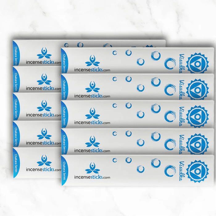 Vishuddha Incense 8" 12 Sticks - 10 Packs - 12 Incense Sticks per Pack | Bergamot-based Concoction
