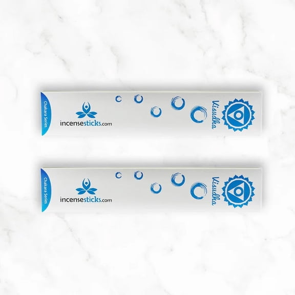 Vishuddha Incense 8" 12 Sticks - 2 Packs - 12 Incense Sticks per Pack | Bergamot-based Concoction