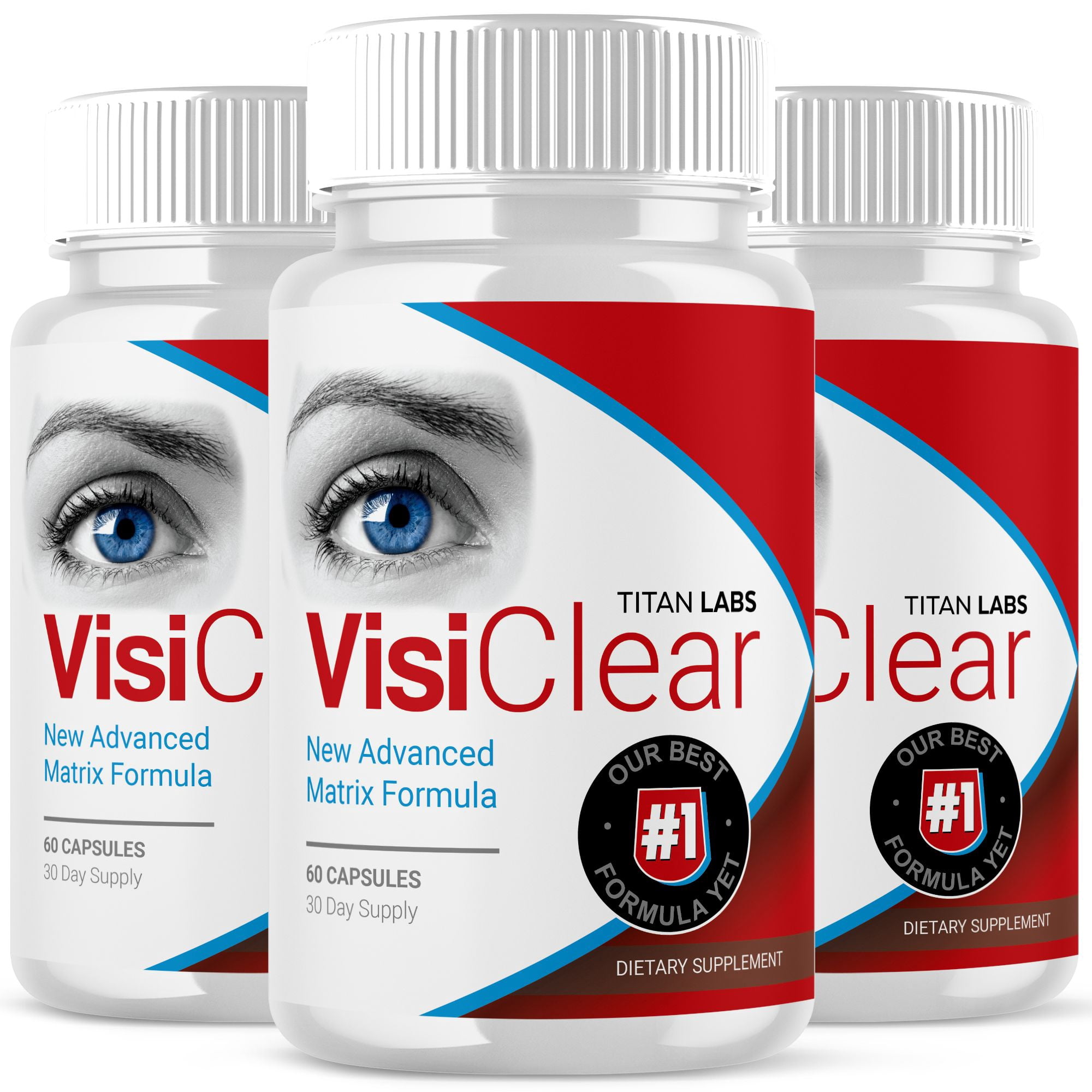 VisiClear Advanced Formula Eye Health Supplement Pills for Vision Care ...