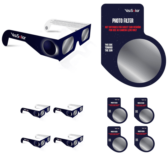 VisiSolar Solar Eclipse Glasses and Smartphone Photo Lens Combo 5