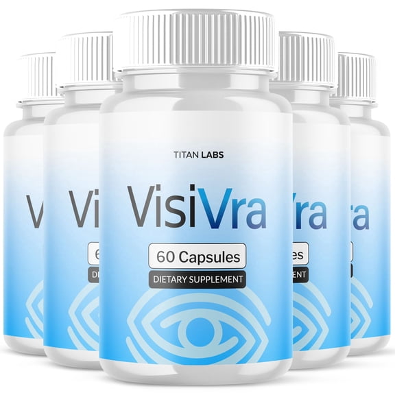 VisiVra Advanced Formula Eye Health Supplement Pills for Vision Care Visi Vra 300 Capsules
