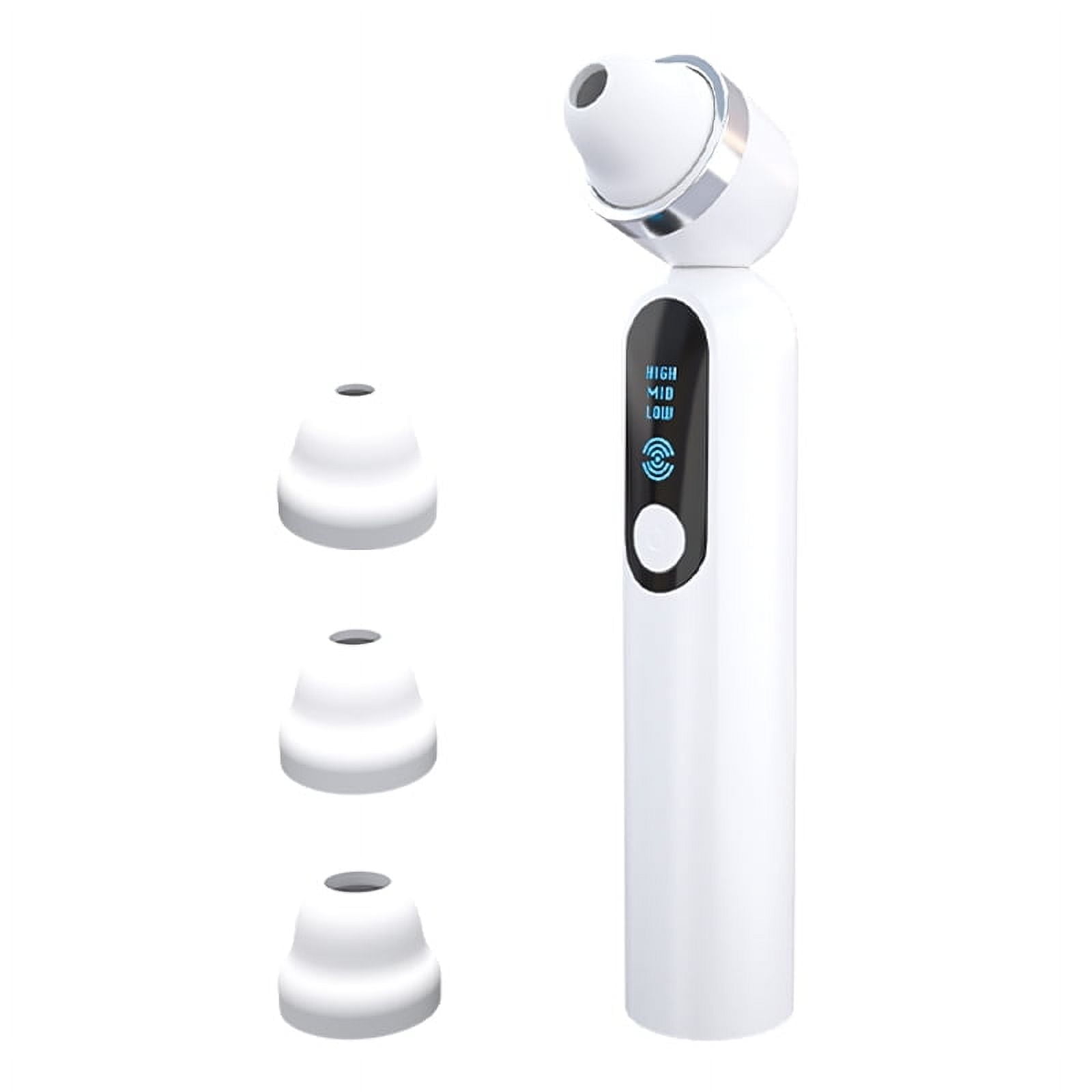 Visible Electric Blackhead Extractor Blackhead Removal Appliance 3 Replaceable Heads