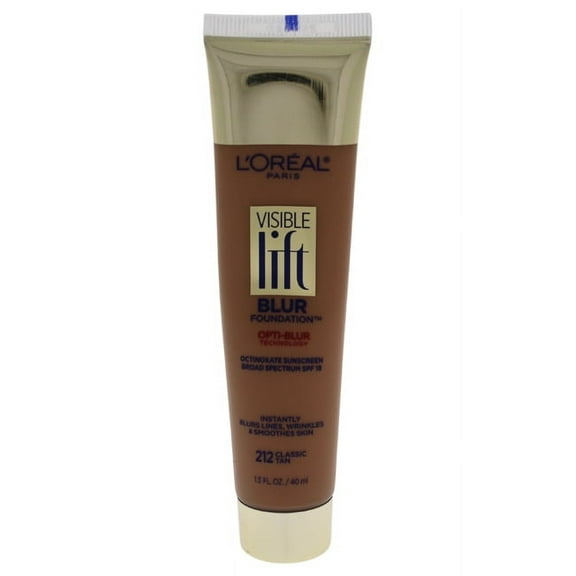 Visible Lift Blur Foundation - # 212 Classic Tan by LOreal Paris for Women - 1.3 oz Foundation