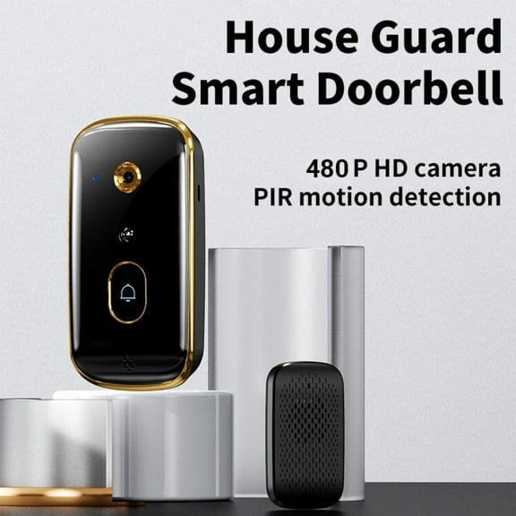 Visible Smart Doorbell 300K Camera, Color Video Intercomcell phone remote real-time monitoringfor Home Security