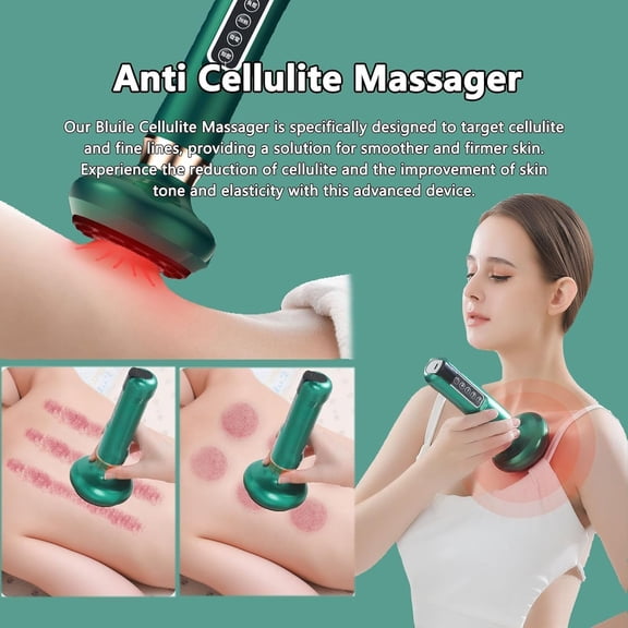 Visibly Reduce Cellulite & Smooth Your Skin, Cellulite Massager Body Sculpting Machine, Anti-Cellulite Massage Tool with Suction for Belly Thighs Butt.
