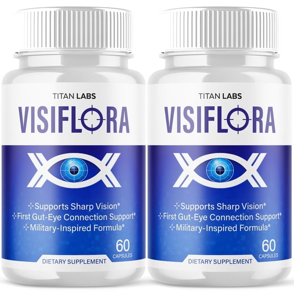 Visiflora Advanced Formula Eye Health Supplement Pills for Vision Care Visi Flora 120 Capsules