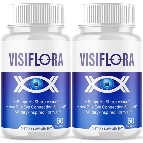 Visiflora Vision Care Pills Advanced Formula Eye Health Supplement Visi Flora 120 Capsules