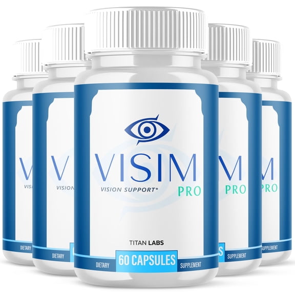 Visim Pro Advanced Formula Eye Health Supplement Pills for Vision Care VisimPro 300 Capsules