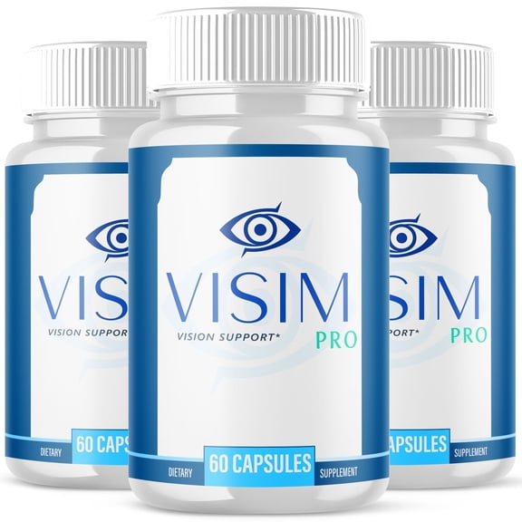 Visim Pro Vision Care Pills Advanced Formula Eye Health Supplement VisimPro 180 Capsules