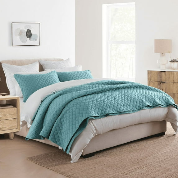 Visimisi Bed in a Bag Bedspread 3-Piece Quilt Bedding Sets - Luxury Soft Comforter for All Seasons