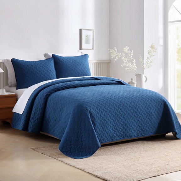 Visimisi Christmas Cotton Bedspread Quilt Bedding Sets Halloween 3 Pieces Reversible Coverlets Thanksgiving Comforters Bedspreads for All Seasons Autumn,Queen