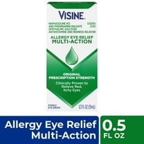Visine Allergy Relief Multi-Action Antihistamine Redness Reliever Eye Drops, 0.5 fl. oz