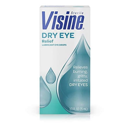 Visine Dry Relief Eye Drops, 0.50 Oz