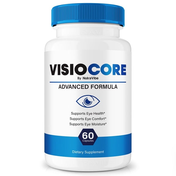VisioCore Capsules Daily Eye Care with Original Blend to Support Visual Wellness, Eye Comfort & Vision | Just 2 Gentle, Easy-to-Swallow Pills (60 Capsules)