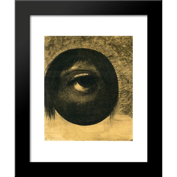 Vision 20x24 Framed Art Print by Redon, Odilon