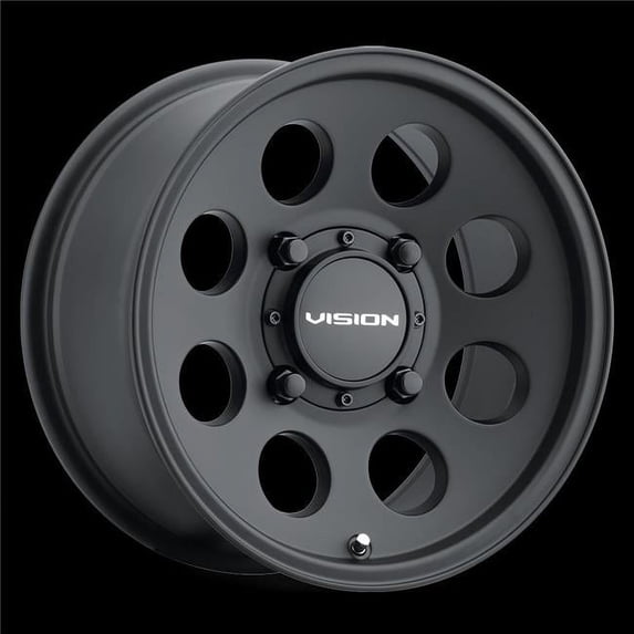 Vision 56-151136SB5 4 x 136 mm Midway Wheel Rim - Satin Black