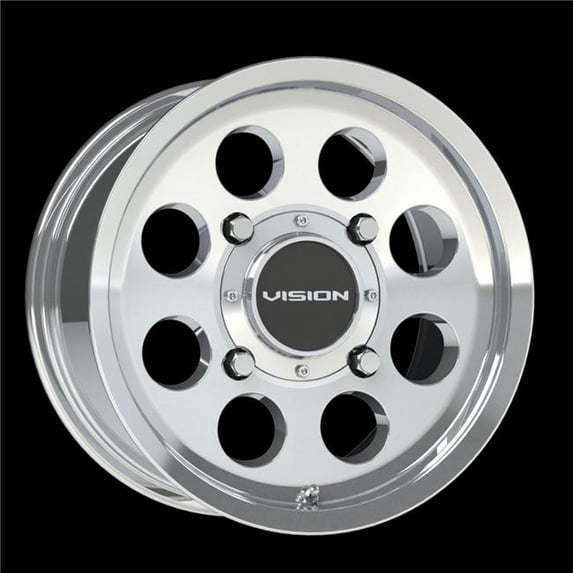 Vision 56-151156P5 4 x 156 mm Midway Wheel Rim - Polished - Walmart.com