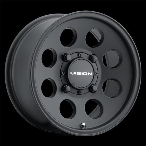 Vision 56-151156SB5 4 x 156 mm Midway Wheel Rim - Satin Black