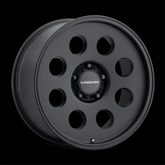 Vision 56-5861SB-19 5 x 120.65 mm Midway Wheel Rim - Satin Black