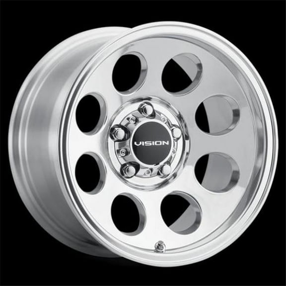 Vision 56-6873P0 5 x 127 mm Midway Wheel Rim - Polished