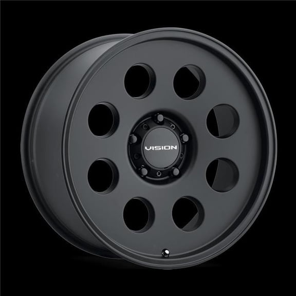 Vision 56-5173SB-25 5 x 127 mm Midway Wheel Rim - Satin Black