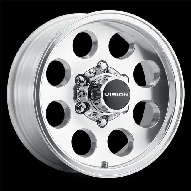 Vision 56-157655P55 6 x 139.7 mm Midway Wheel Rim - Polished - Walmart.com