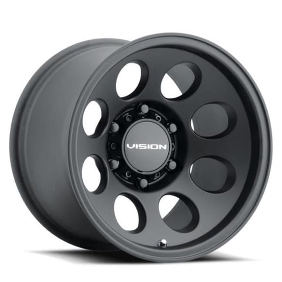 Vision 56-6183SB-25 6 x 139.7 mm Midway Wheel Rim - Satin Black