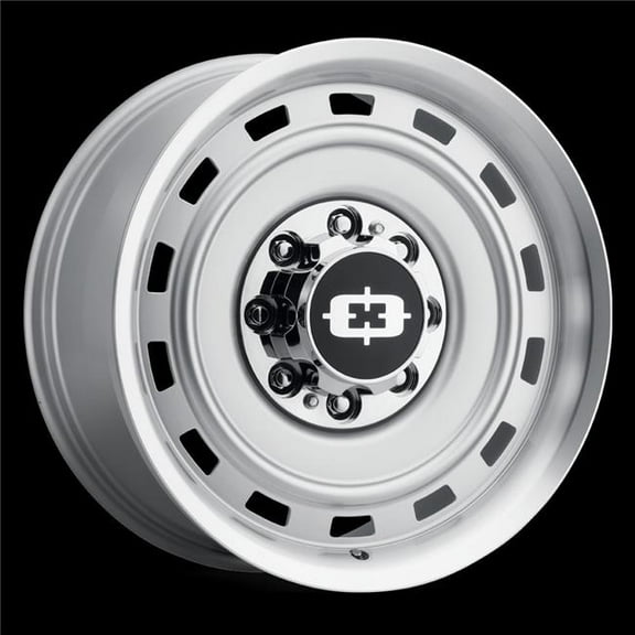 Vision 54-8883SML-6 6 x 5.5 mm 54 Cheyenne Wheel Rim - Cheyenne Silver Machined