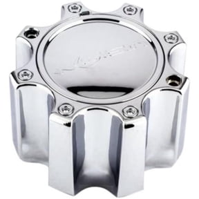 Vision 8 Lug Deep Open & Closed Wheel Center Cap - Chrome